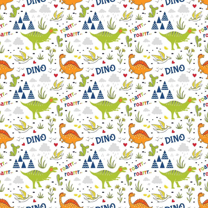 Fototapeta Kolorowe dinozaury