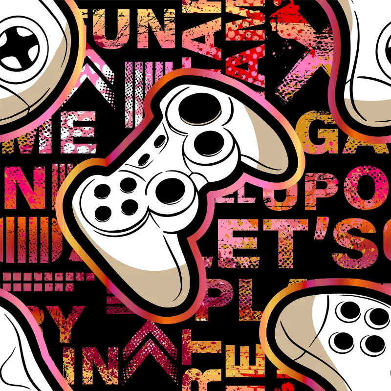 Fototapeta Gamepady Graffiti