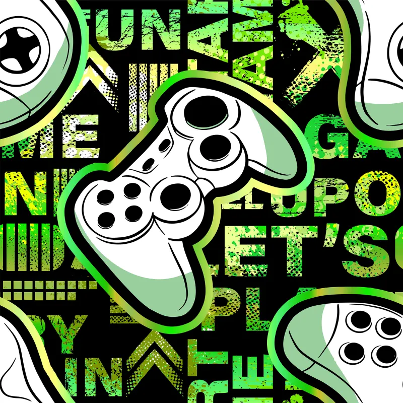 Fototapeta Gamepady Graffiti