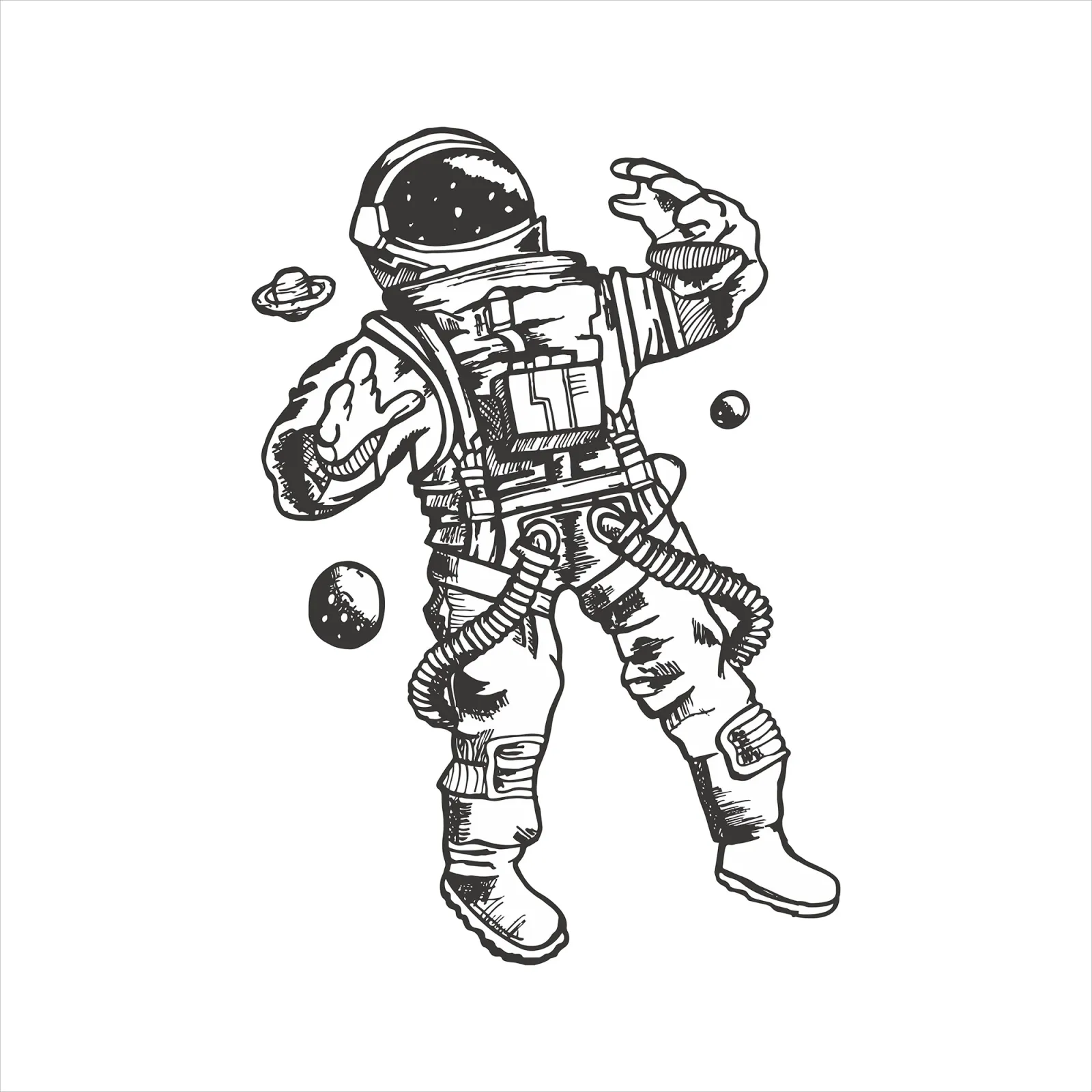 Fototapeta Astronauta — powiększenie wzoru