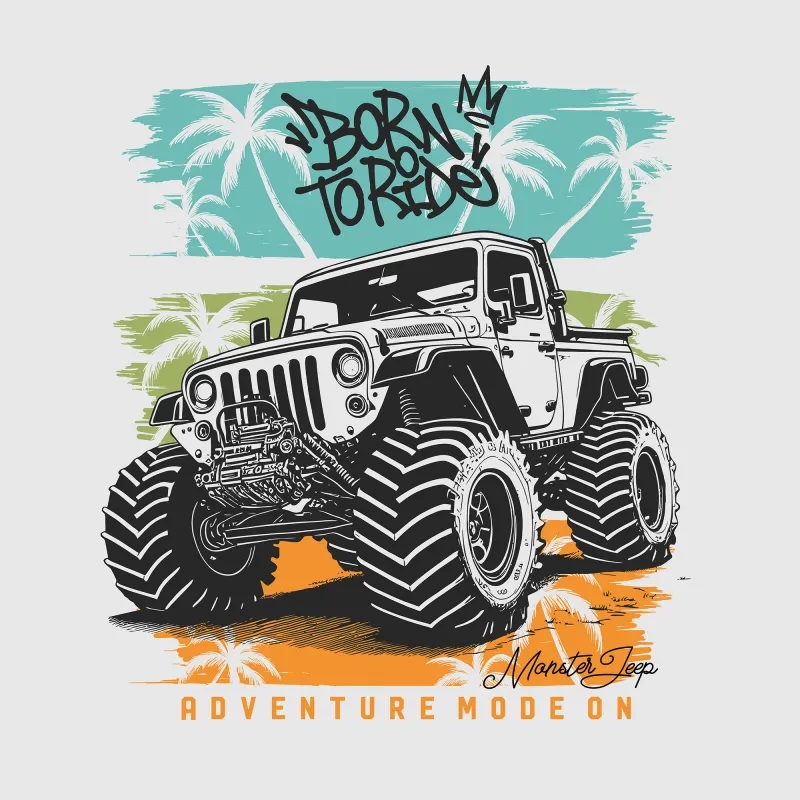 Fototapeta Jeep