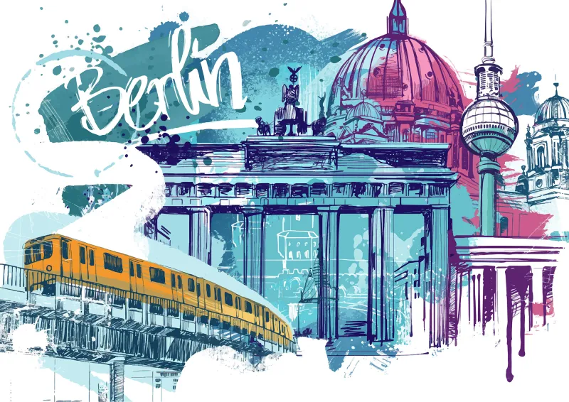 Fototapeta Podróż po Berlinie