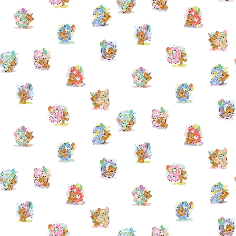 Fototapeta Kolorowe cyfry