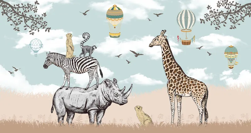 Fototapeta Zwierzęta safari