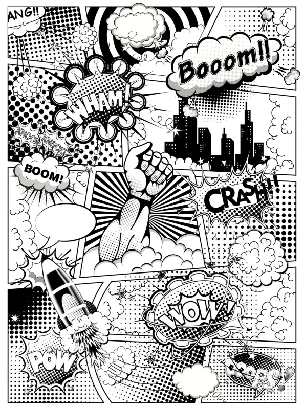 Fototapeta Komiks