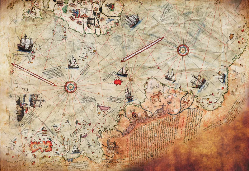 Fototapeta Stara mapa
